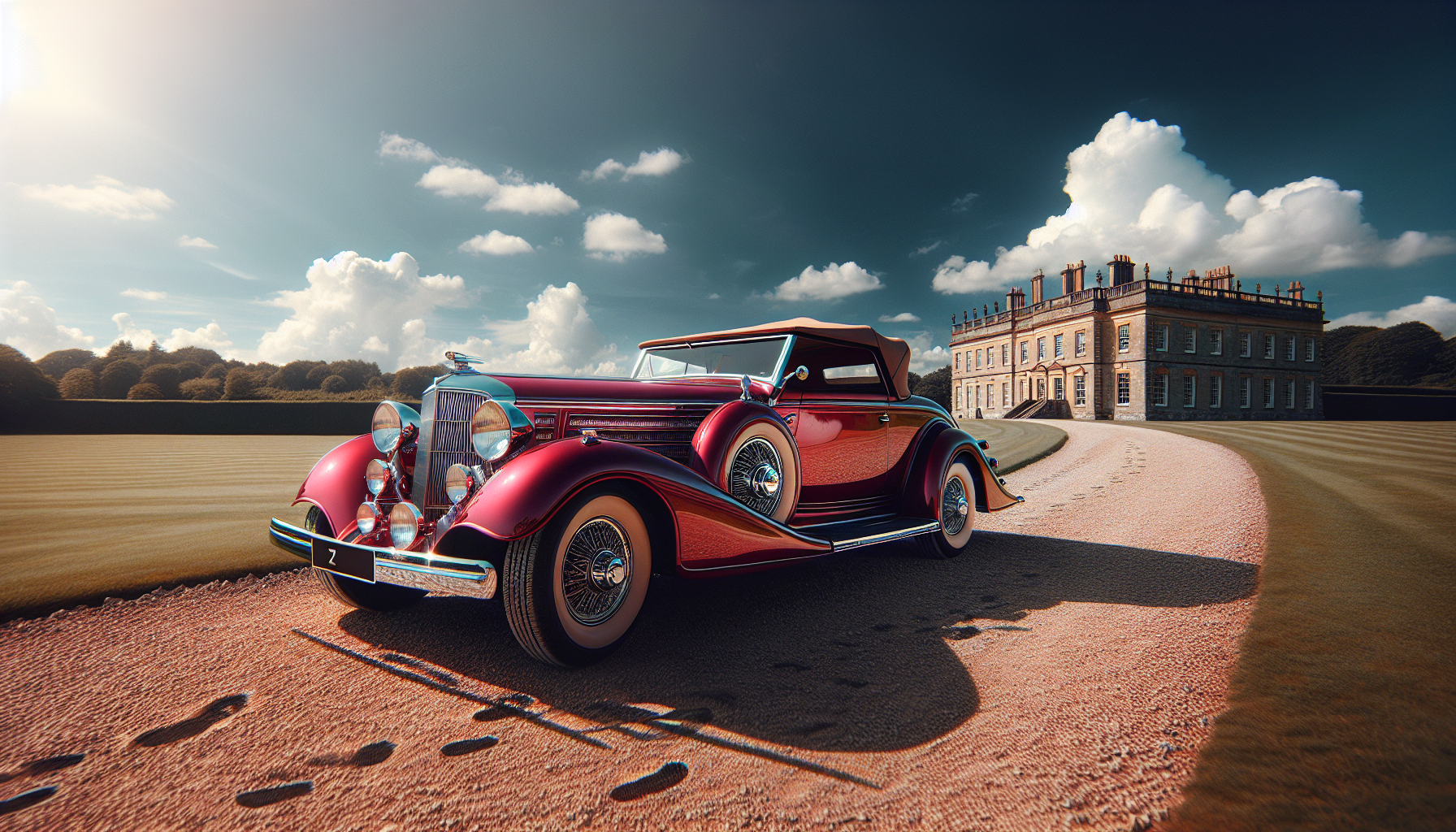 Cinematic neon city street at night